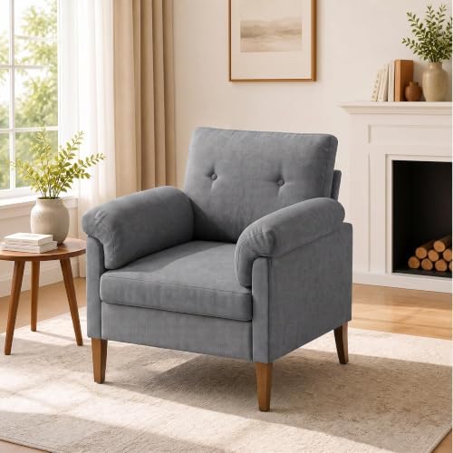Accent Chair, Modern Upholstered Corner Chair by Unknown