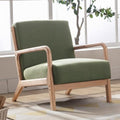 ANJ Mid Century Modern Accent Chair, Comfy Fabric Reading Chair by ANJ