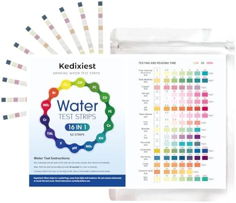 16-in-1 Drinking Water Test Strips, Fluoride Detection by Unknown