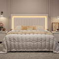 SHA CERLIN King Size Velvet Bed Frame by SHACERLIN