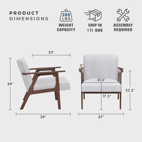 Lexicon Mid Century Modern Accent Chair - Image 2