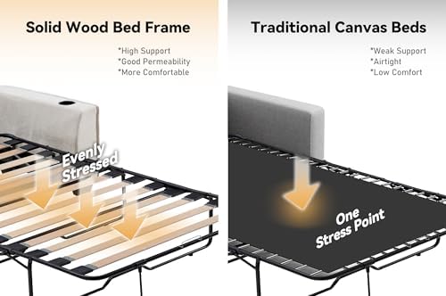 Brelice Pull Out Sofa Bed, Sleeper Sofa Couch, 2-in-1 Convertible Chenille - Image 4