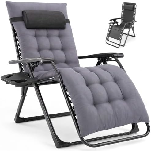 NEWBULIG Zero Gravity Chair, Folding Patio Recliner by NEWBULIG