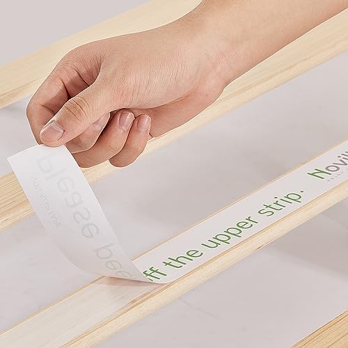 Novilla Full Size Bed Frame No Box Spring Needed - Image 7