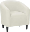 Yaheetech Small 25.5in Wide Corduroy Barrel Accent Chair by Yaheetech