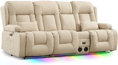 TUNYI Power Loveseat Recliner Sofa by Becomesyourhomepartner