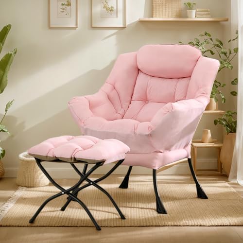 Lazy Chair with Ottoman, Soft Comfy Chair - Image 2