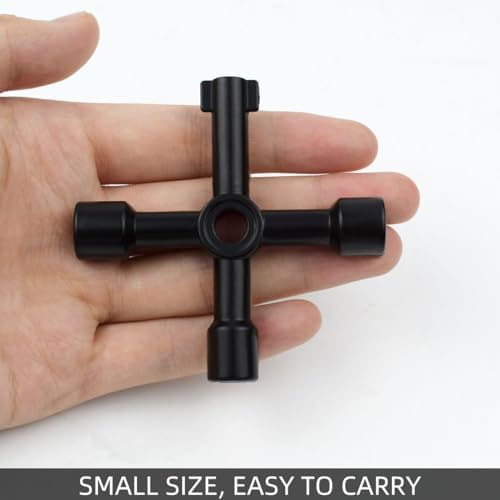 Triangle Multi-functional Sillcock Key 4 Way Square Wrench Water Utility Key - Image 4