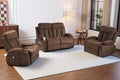 3 Manual Recliner Sofa Set, Loveseat & 2 Chair by WINVO