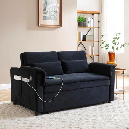55.5" Small Sleeper Sofa Couch - Image 2