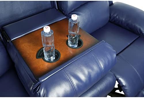 A Ainehome Living Room Furniture Set Leather Recliner Sofa Set Loveseat Chair - Image 4