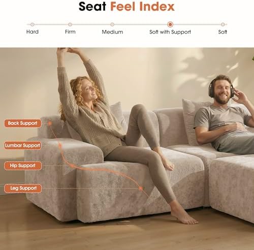 84" Modular Loveseat Couch - Image 6