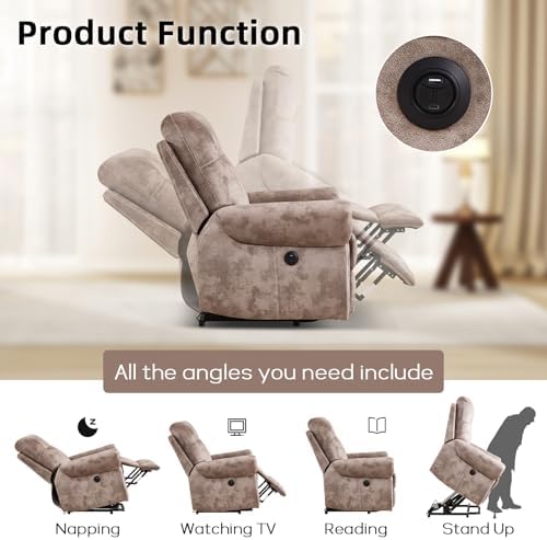 EBELLO 3 Pieces Reclining Couch Furniture Set - Image 5