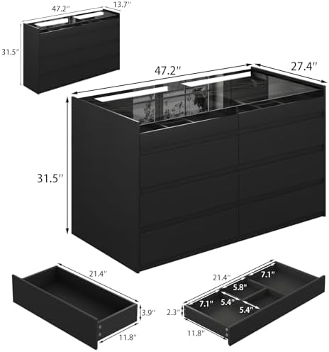 LIVAUVEAD 16 Drawer Closet Island - Image 2