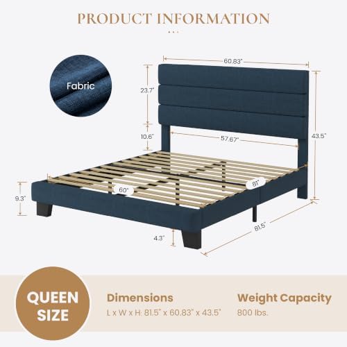 SHA CERLIN Queen Platform Bed Frame - Image 2