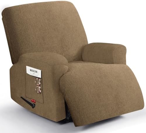 Oversized 3 Pieces Stretch Recliner Chair Covers by Jcones