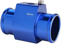 Dewhel Aluminum Blue Water Temp Meter Temperature Gauge Joint Pipe Radiator by DEWHEL