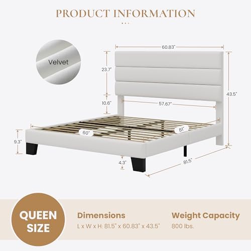 SHA CERLIN Queen Platform Bed Frame - Image 2