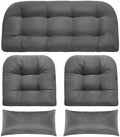 MAGIC ELEPHANT Wicker Chair Cushions, Indoor Outdoor Memory Foam Wicker by Magicelephant