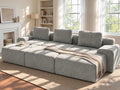 122" Oversized Boneless Couch, Comfort Cloud Sectional Couches by VYUXWO