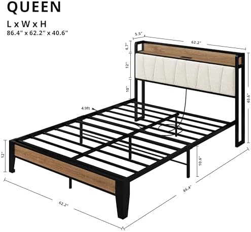 LIKIMIO Queen Size Bed Frame - Image 2