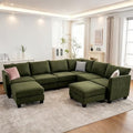 122.8" Large Sectional Couches for Living Room by ZXDesign