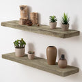 Acovy 30" Unfinished Solid Reclaimed Wood Floating Shelves, Rustic Heavy-Duty by Acovy