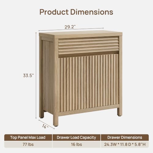 SICOTAS 58" Fluted Buffet Cabinet - Image 2