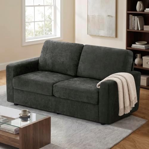 69” Chenille 2-Seat Sofa w/Comfortable Back Cushions by ACMEASE