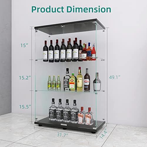 LFT HUIMEI2Y 3-Tier Glass Display Cabinet - Image 3