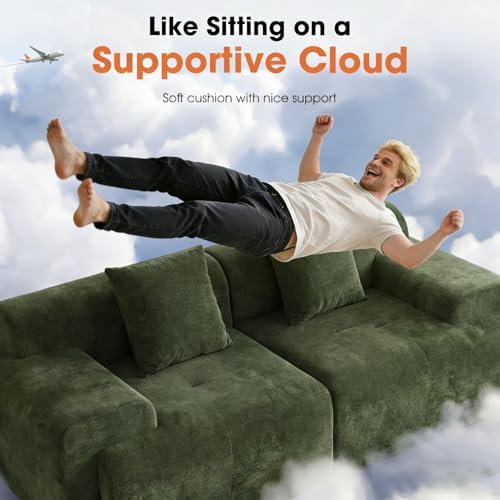 84" Modular Loveseat Couch - Image 4