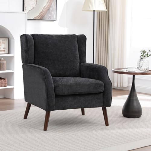 Accent Chair for Living Room, Mid Century Modern Wingback Chair for Bedroom - Image 7