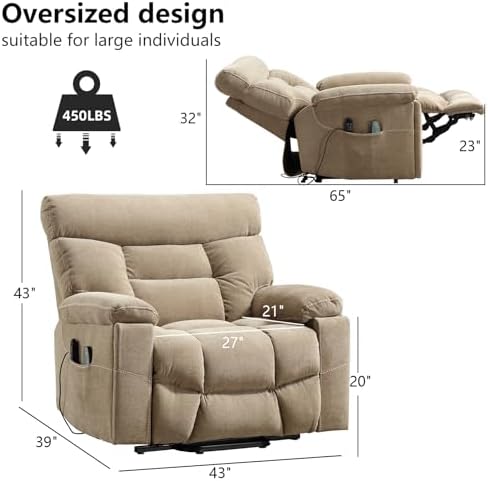 CANMOV Dual Motor Power Lift Recliner Chair - Image 2