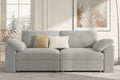 EASE MOOSE Modern Loveseat Couch, 2 Seat Modular Sofa by EASEMOOSE