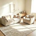 Tmsan Cloud Loveseat Sofa Couch & Chair Set by TmsanHomeKitchen
