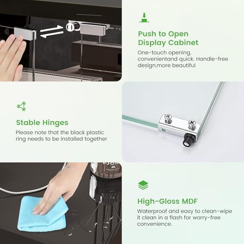 HNEBC 71" Glass Display TV Cabinet - Image 6