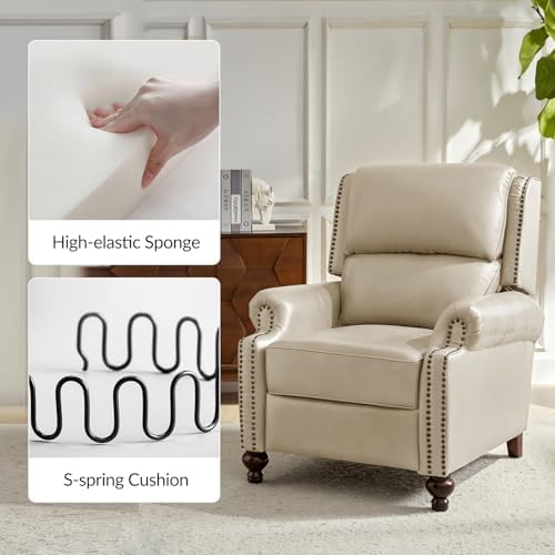 HULALA HOME Genuine Leather Recliner Chair Set of 2 - Image 5