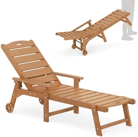LUE BONA Outdoor Chaise Lounge, 5-Position by LUEBONA