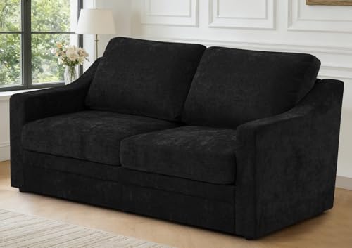 67” Chenille Loveseat Sofa w/Comfortable Back Cushions by ACMEASE