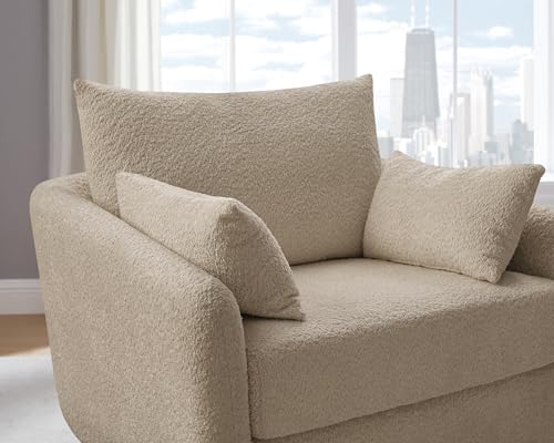 360° Swivel Accent Armchair, 39.3" Oversized - Image 6