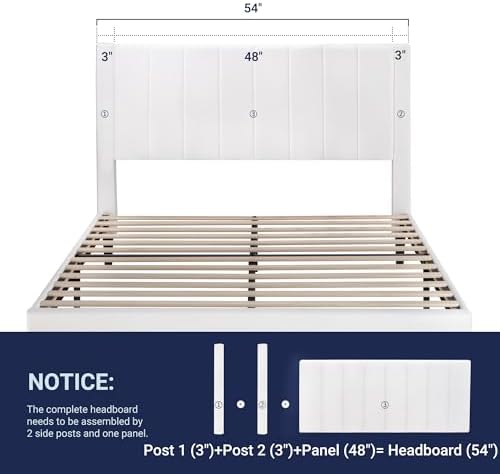 Allewie Full Bed Frame/Velvet Upholstered Bed Frame - Image 6