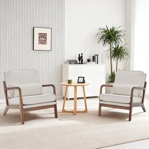 DUMOS Mid Century Accent Chairs Set of 2 by DumosLifestyle