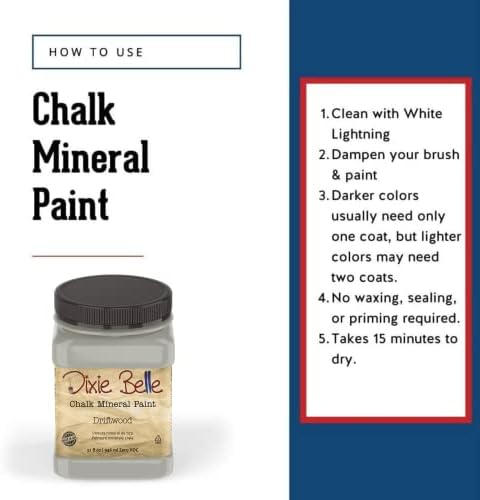 Dixie Belle Paint Company Chalk Mineral Paint - Image 3