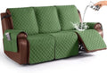 KinCam Waterproof Recliner Sofa Covers Washable, 3 Seater, Vine Green by KinCam