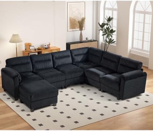 HAOMARKETS 115" Modular Sectional Sofa Couch by HAOMARKETS