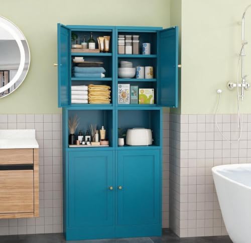 67" Tall Metal Storage Cabinet - Image 6