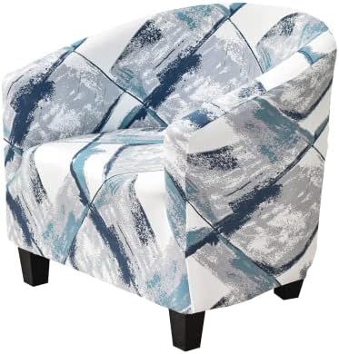MIFXIN Tub Chair Slipcover 1 Piece High Stretch Club Chair Cover Elastic Barrel by MIFXIN