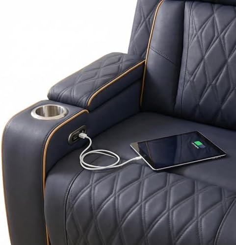 Leather Reclining Living Room Set, Leather Reclining Couch Set - Image 5
