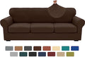 XINEAGE 4-Piece Stretch X-Large Sofa Cover, Washable Couch Covers by XINEAGE