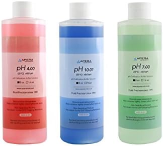 Apera Instruments AI1115 pH Calibration Buffer Solution Kit, 8 oz. by AperaInstruments